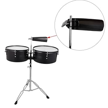 Ktaxon Timbales Instrument 13 Inch & 14 Inch Timbales Drum